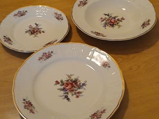 Servizio 6 piatti =18 boemia porcelanna