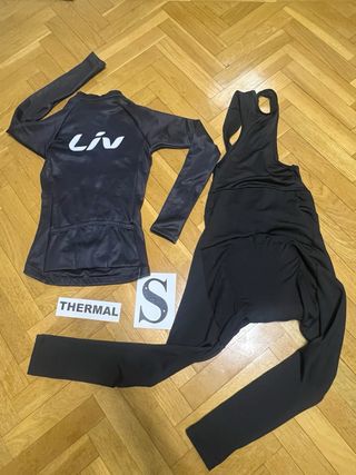 Conjunto equip ciclismo invierno. Termal.Talla S.