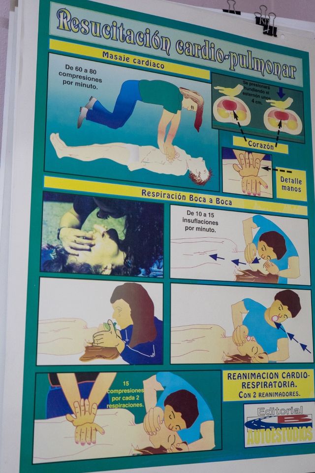 6 Láminas Primeros Auxilios con Soporte