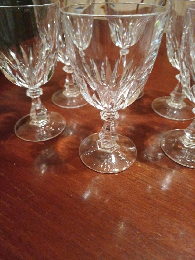 6 Bicchieri  cristallo  D'arques Paris ..v