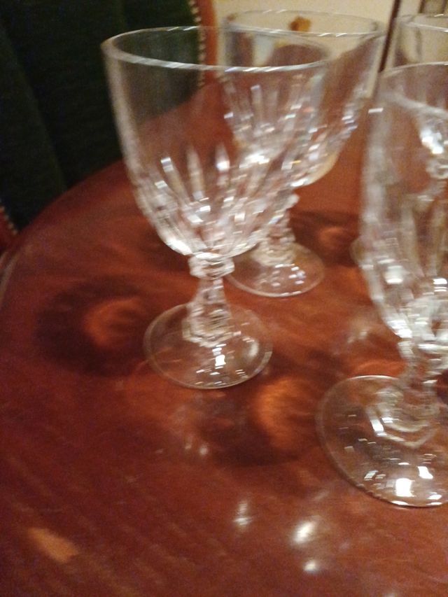 6 Bicchieri  cristallo  D'arques Paris ..v