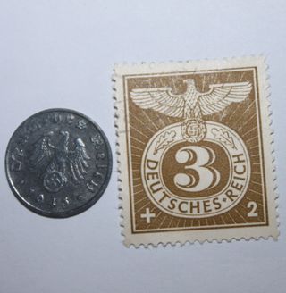 Sello y Moneda Nazi, ORIGINAL Tercer reich