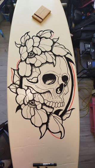 Tabla surf decorativa