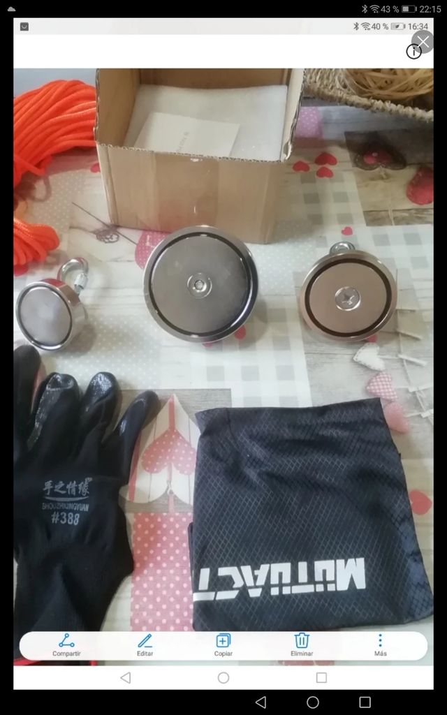 PESCA MAGNÉTICA ACCESORIOS 107MM