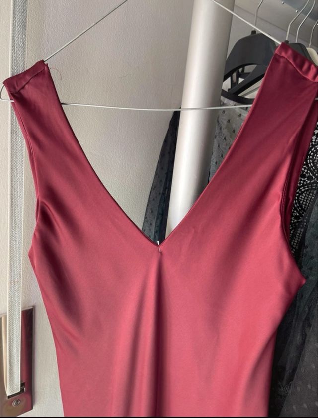 Abito sottoveste lungo nuovo con cartellino