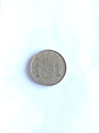 Moneta spagnola da 100 pesetas 1982