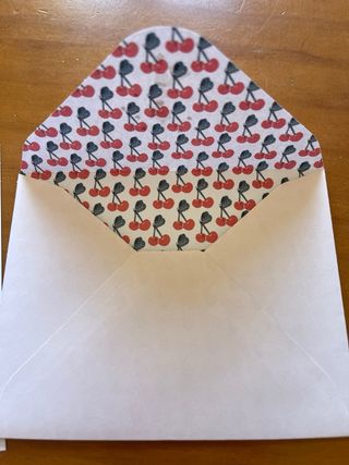 Tarjeta felicitación con sobre gatos
