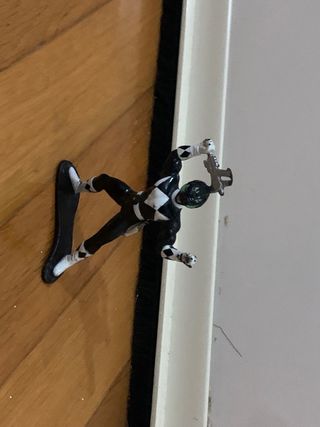 Power Rangers negro figura pequeña