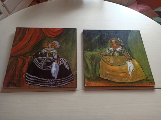 2 cuadros de Meninas