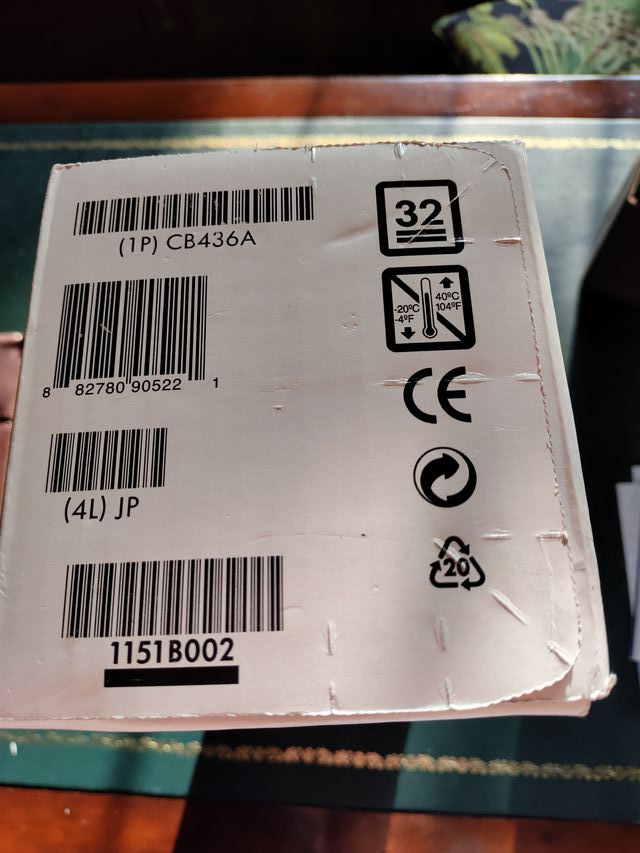 Toner HP originale nero codice 36A