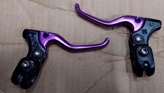 Manetes anodizadas alumínio roxos