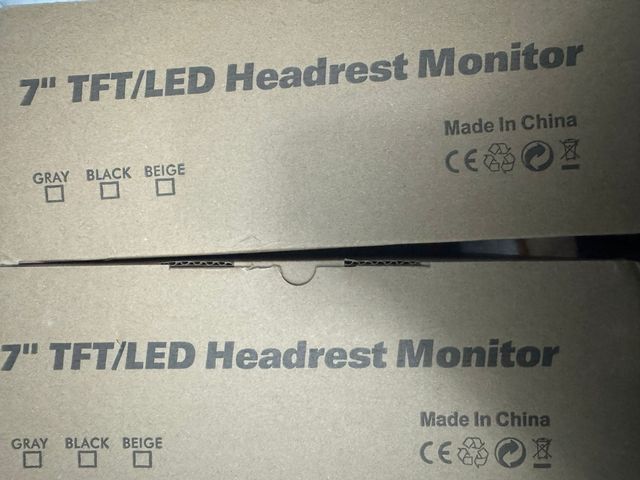 2 pantallas reposacabezas