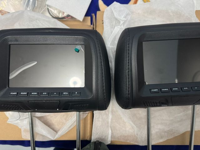 2 pantallas reposacabezas