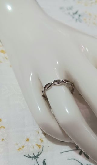 Anillo plata infinito eternidad 