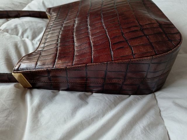 Bolso Vintage, Piel de cocodrilo