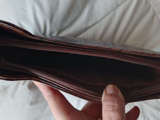 Bolso Vintage, Piel de cocodrilo