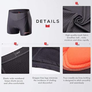 Pantalón Corto Ciclismo para Mujer Acolchado.