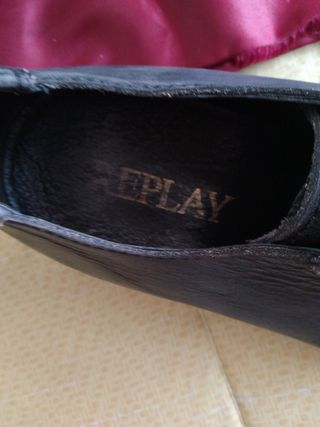 ZAPATOS PIEL REPLAY 44 EFECTO VIEJO