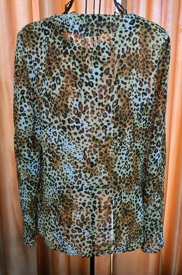 Blusa estampado animal print Mellachia