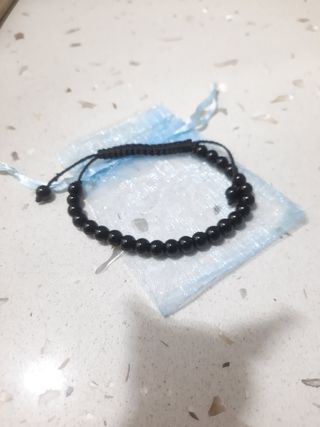 Bracciale uomo/donna con pietra onice 