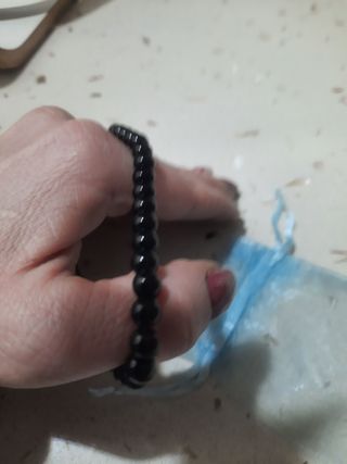 Bracciale uomo/donna con pietra onice 