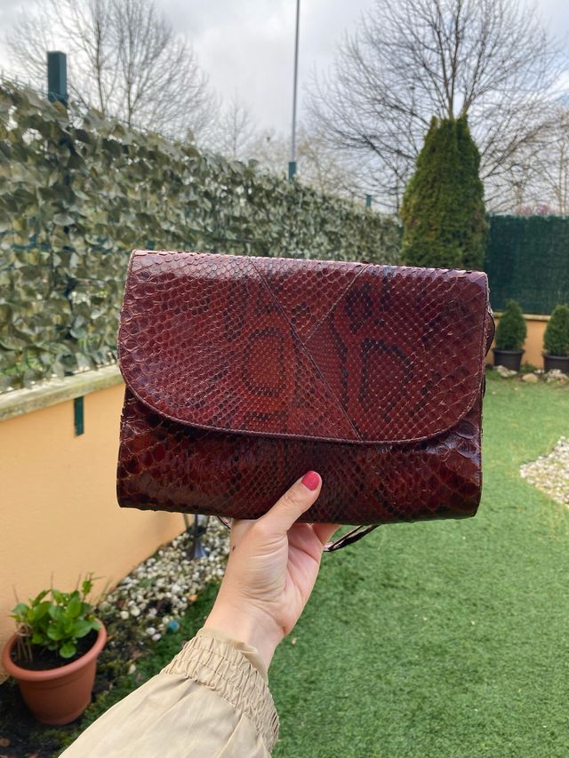 Bolso bandolera de piel