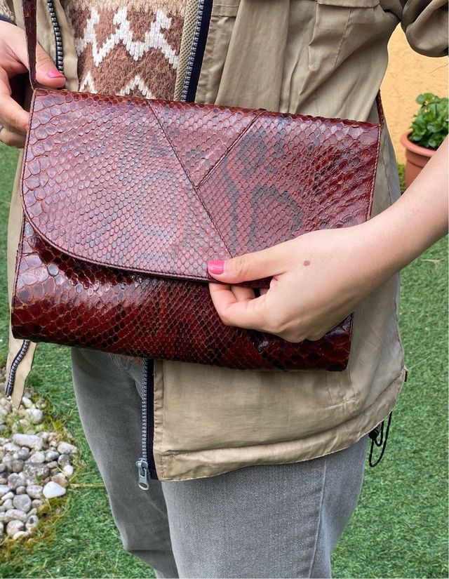 Bolso bandolera de piel