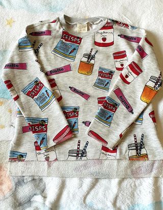 Felpa garzata bambina