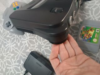 Nintendo 64 + Mario 64.