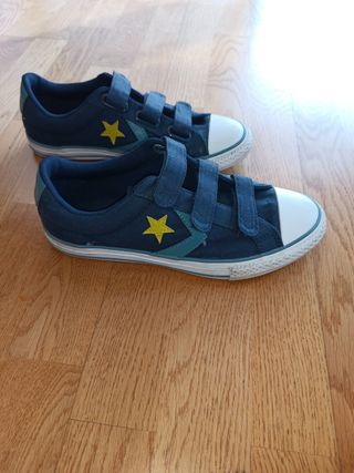 Zapatillas converse azul. 37,5