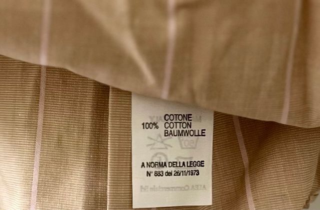 Camicia uomo a righe Alea cotone NUOVA