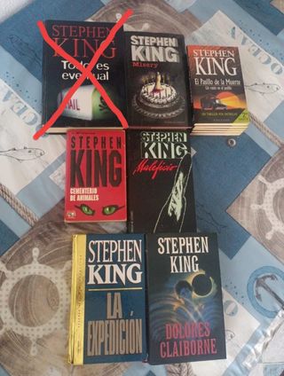 Lote de libros de Stephen King