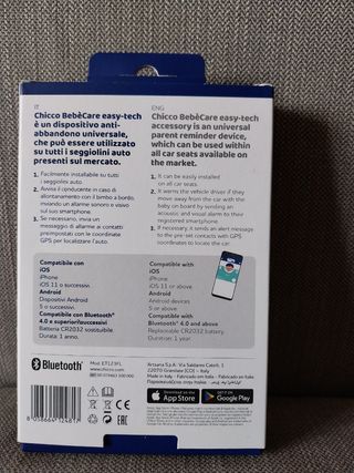 Dispositivo antiabbandono Chicco