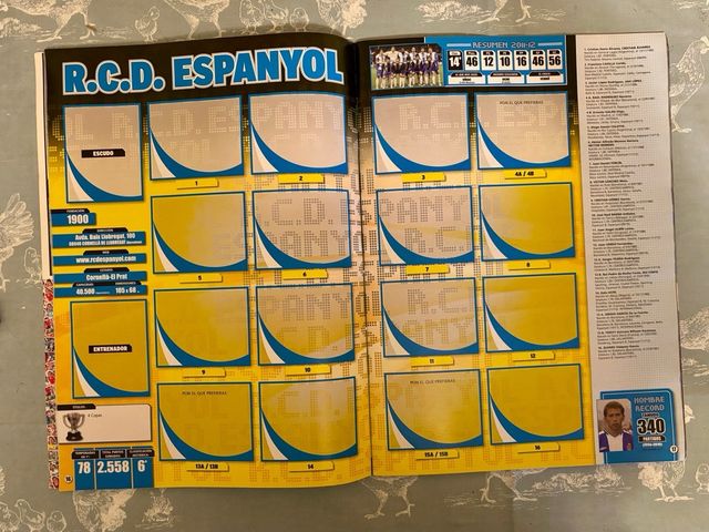 Álbum Liga 2012.13 y 3 Rascas