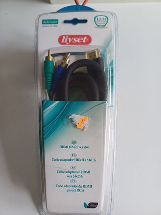 Cable adaptador HDMI a 5RCA