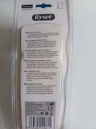 Cable adaptador HDMI a 5RCA