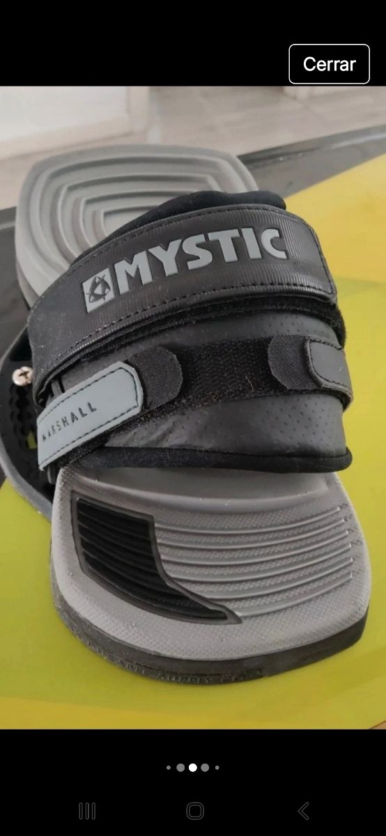 Tabla kitesurf y footstraps