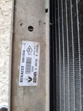 Conjunto radiador a/c, água, intercooler