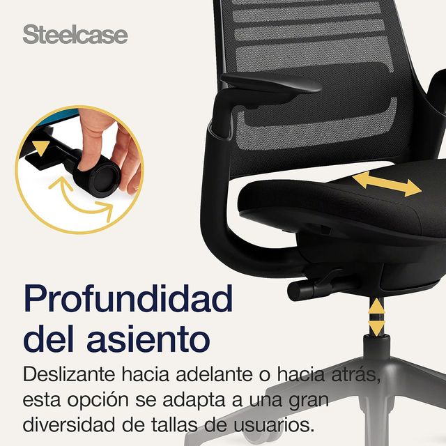 Steelcase Série 1, cadeira ergonómica de escritório