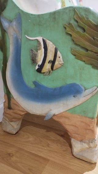 Banco madera artesano