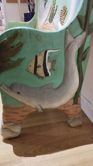 Banco madera artesano