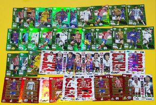 Grande lotto di figurine di calcio
