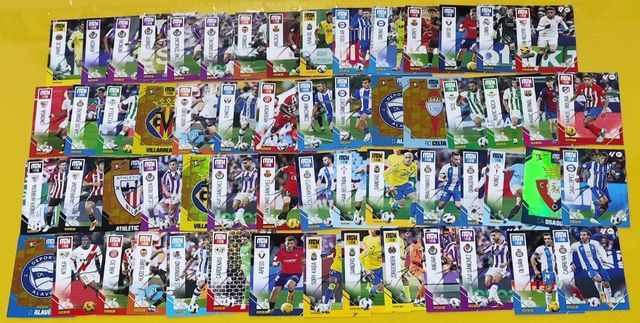 Grande lotto di carte da calcio