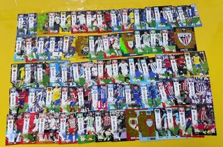 Grande lotto di figurine di calcio