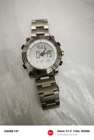 Reloj plateado sinobi