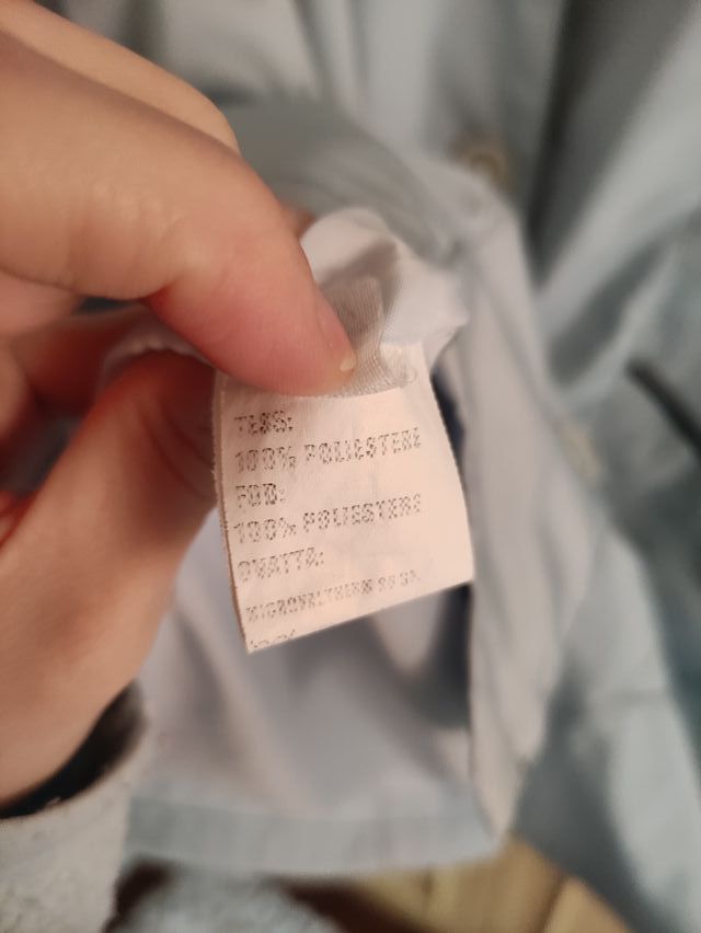 Impermeable plus size azul