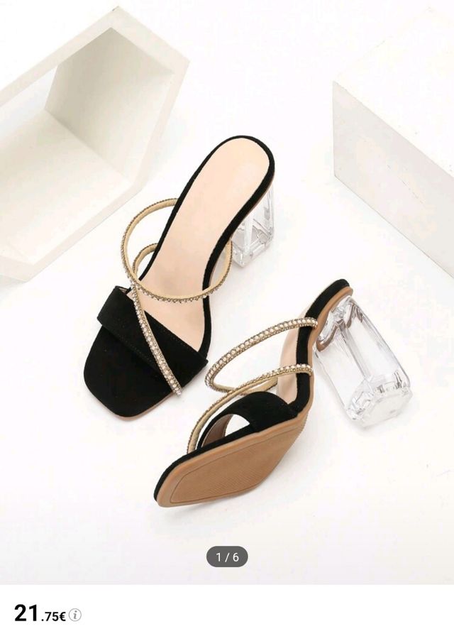 Sneakers con tacco trasparente