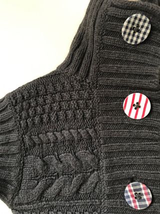 Chaleco sin mangas gris algodon T.6