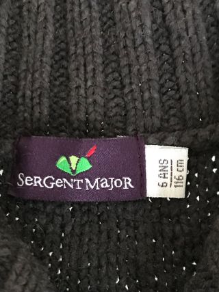 Chaleco sin mangas gris algodon T.6