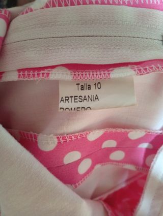 Traje gitana corto